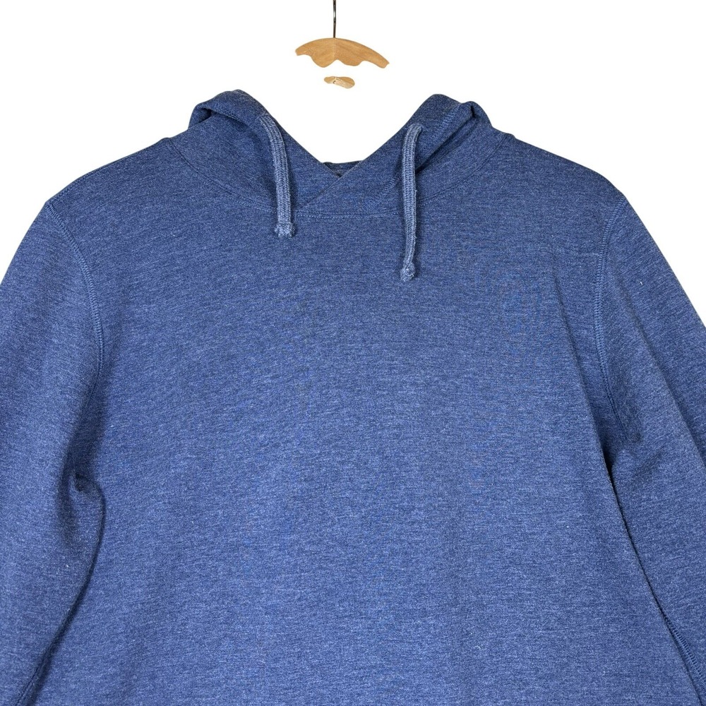 Lauren James Hoodie Womens Sz M Heathered Blue‎ Soft Thumb Holes